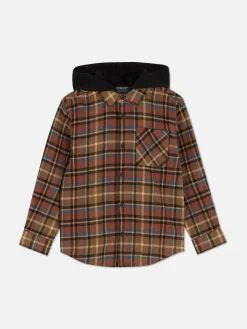 Primark Camisas^Camisa Capuz Xadrez