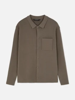 Primark Camisas^Camisa Malha Molas Pressão