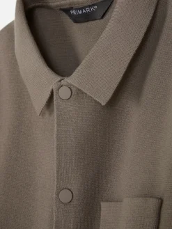 Primark Camisas^Camisa Malha Molas Pressão