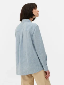 MULHER Primark Camisas E Blusas^Camisa Manga Comprida Cambraia