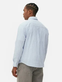 Primark Camisas^Camisa Manga Comprida Riscas Jacquard