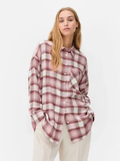 MULHER Primark Camisas E Blusas^Camisa Xadrez Corte Boyfriend