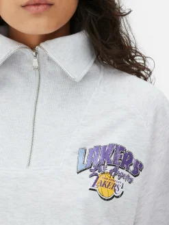 MULHER Primark Camisolas Com E Sem Capuz^Camisola 1/2 Fecho C. Coord. NBA Los Angeles Lakers