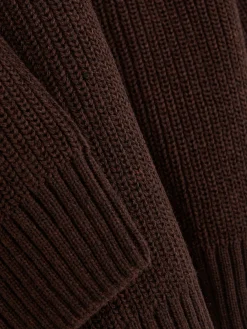 Primark Camisolas E Casacos De Malha^Camisola 1/2 Fecho Correr Malha Canelada