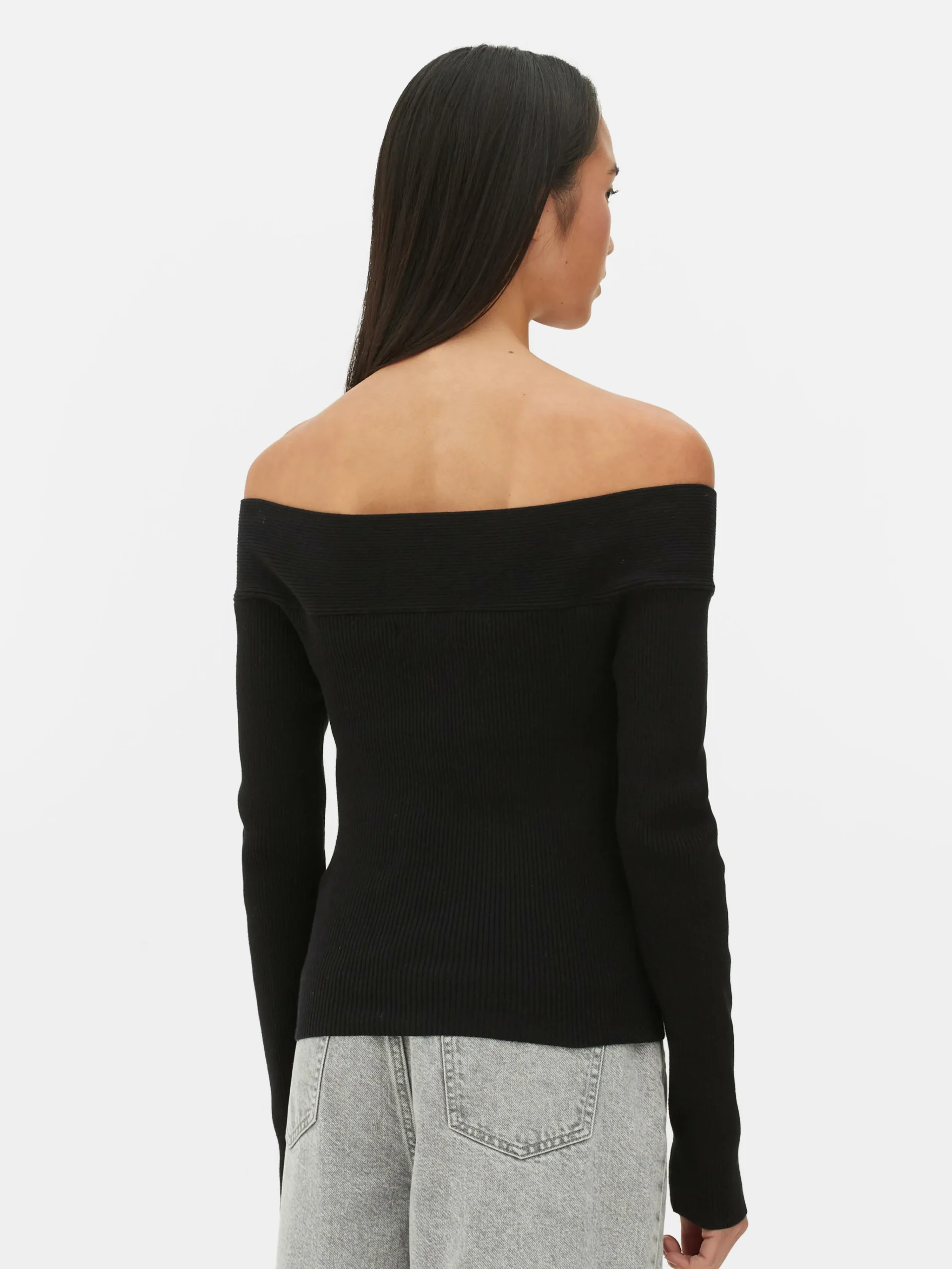 MULHER Primark Camisolas E Casacos De Malha^Camisola Bardot Canelada