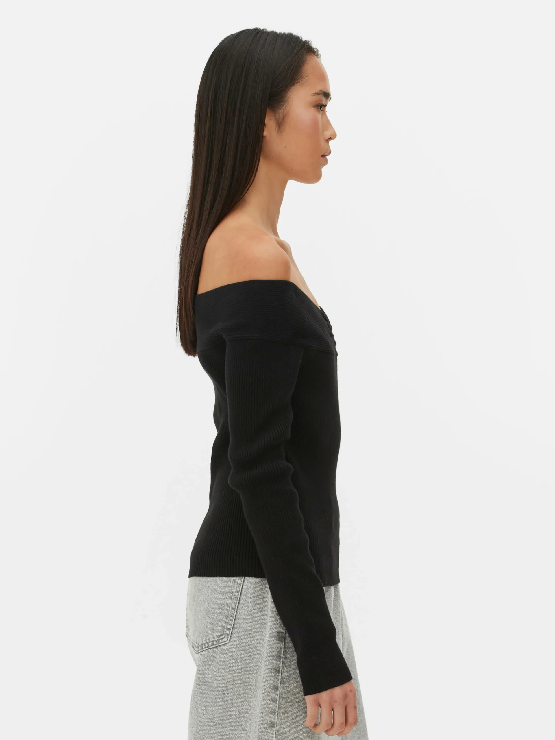 MULHER Primark Camisolas E Casacos De Malha^Camisola Bardot Canelada