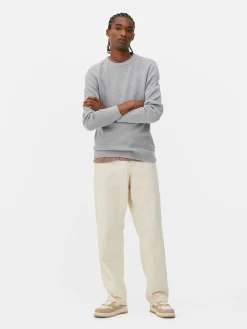 Primark Camisolas E Casacos De Malha^Camisola Canelada Decote Redondo