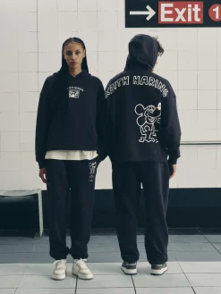 MULHER Primark Camisolas E T-Shirts Com Estampado Gráfico|Camisolas Com E Sem Capuz^Camisola Capuz Coord. Disney Mickey Mouse X Keith Haring