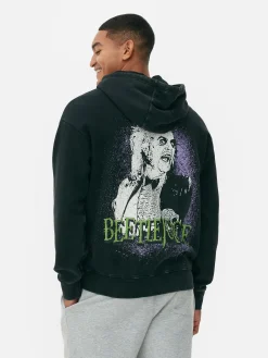 Primark Camisolas E T-Shirts Com Estampado Gráfico|Camisolas Com E Sem Capuz^Camisola Capuz Gráfica Beetlejuice