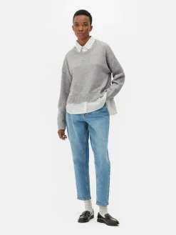 MULHER Primark Camisolas E Casacos De Malha^Camisola Colarinho Dois Em Um