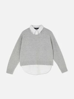 MULHER Primark Camisolas E Casacos De Malha^Camisola Colarinho Dois Em Um