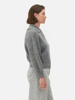 MULHER Primark Camisolas E Casacos De Malha^Camisola Colarinho Fecho Correr 1/4