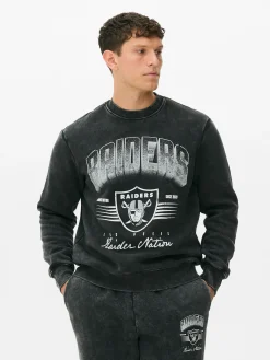Primark Camisolas E T-Shirts Com Estampado Gráfico|Camisolas Com E Sem Capuz^Camisola Conjunto Coordenado NFL Las Vegas Raiders