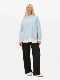 MULHER Primark Camisolas E Casacos De Malha^Camisola Corte Grande Gola Redonda