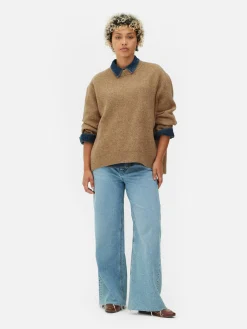 MULHER Primark Camisolas E Casacos De Malha^Camisola Corte Grande Gola Redonda