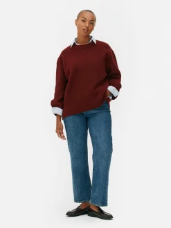 MULHER Primark Camisolas E Casacos De Malha^Camisola Corte Grande Gola Redonda