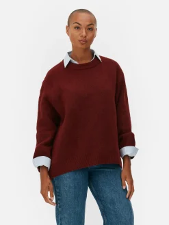 MULHER Primark Camisolas E Casacos De Malha^Camisola Corte Grande Gola Redonda