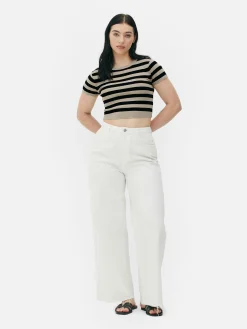 MULHER Primark Camisolas E Casacos De Malha^Camisola Curta Manga Curta