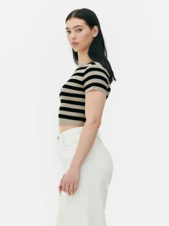 MULHER Primark Camisolas E Casacos De Malha^Camisola Curta Manga Curta