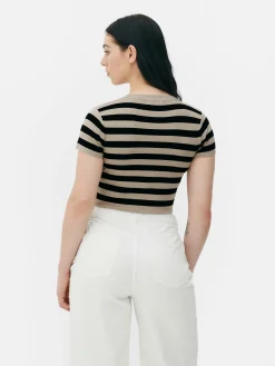 MULHER Primark Camisolas E Casacos De Malha^Camisola Curta Manga Curta