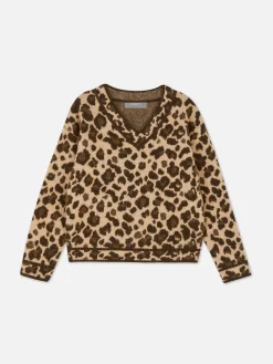 MULHER Primark Camisolas E Casacos De Malha^Camisola Decote V Leopardo