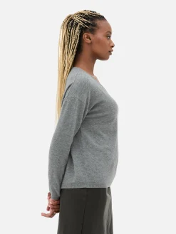 MULHER Primark Camisolas E Casacos De Malha^Camisola Decote V Malha Fina