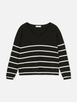 MULHER Primark Camisolas E Casacos De Malha^Camisola Decote V Malha Fina