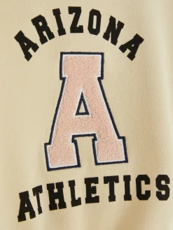 Primark Camisolas Com E Sem Capuz^Camisola Estilo Universitário Letra Bouclé