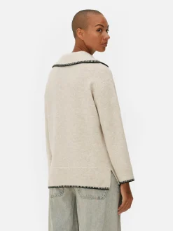 MULHER Primark Camisolas E Casacos De Malha^Camisola Gola Pespontos