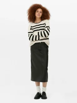 MULHER Primark Camisolas E Casacos De Malha^Camisola Gola Redonda Detalhe Botão