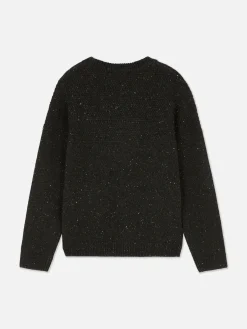 Primark Camisolas E Casacos De Malha^Camisola Gola Redonda Efeito Salpicado