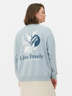 MULHER Primark Camisolas Com E Sem Capuz^Camisola Gráfica Larga