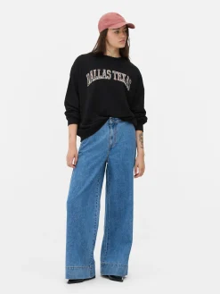 MULHER Primark Camisolas Com E Sem Capuz^Camisola Gráfica Leopard Dallas