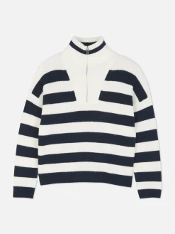 MULHER Primark Camisolas E Casacos De Malha^Camisola Malha 1/2 Fecho Correr