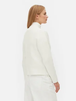 MULHER Primark Camisolas E Casacos De Malha^Camisola Malha 1/2 Fecho Correr