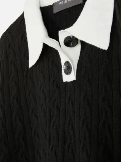 MULHER Primark Camisolas E Casacos De Malha^Camisola Malha Entrançada Colarinho