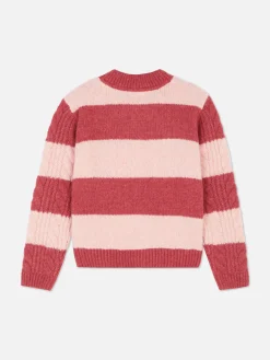 Primark Camisolas E Casacos De Malha^Camisola Malha Entrançada Riscas