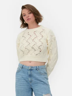 MULHER Primark Camisolas E Casacos De Malha^Camisola Malha Entrançada Ponto Aberto Rita Ora