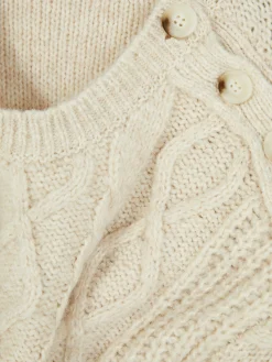 MULHER Primark Agasalhos Inverno|Camisolas E Casacos De Malha^Camisola Malha Entrançada Botões Rita Ora