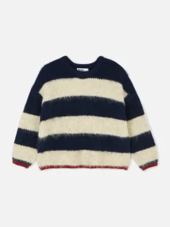 MULHER Primark Agasalhos Inverno|Camisolas E Casacos De Malha^Camisola Malha Felpuda Riscas Rita Ora