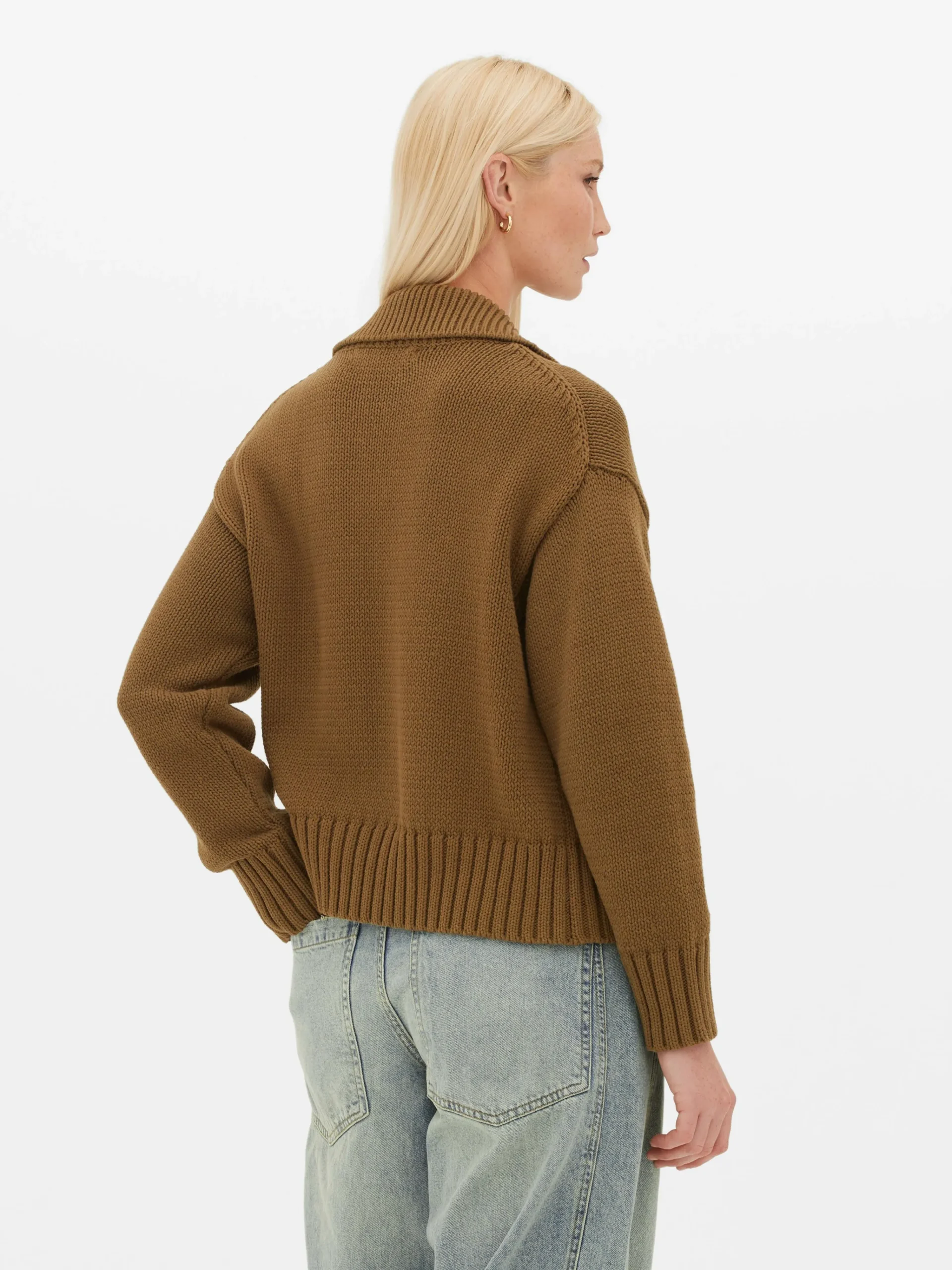 MULHER Primark Camisolas E Casacos De Malha^Camisola Malha Gola Polo