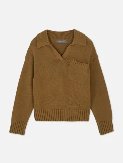 MULHER Primark Camisolas E Casacos De Malha^Camisola Malha Gola Polo