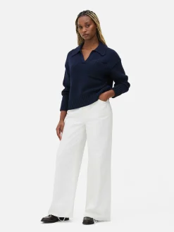 MULHER Primark Camisolas E Casacos De Malha^Camisola Malha Gola Polo