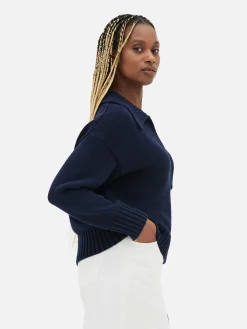 MULHER Primark Camisolas E Casacos De Malha^Camisola Malha Gola Polo