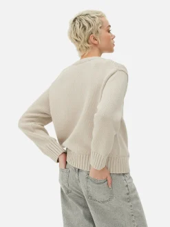 MULHER Primark Camisolas E Casacos De Malha^Camisola Malha Gola Redonda