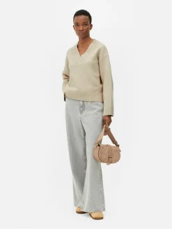 MULHER Primark Camisolas E Casacos De Malha^Camisola Malha Grossa Decote V