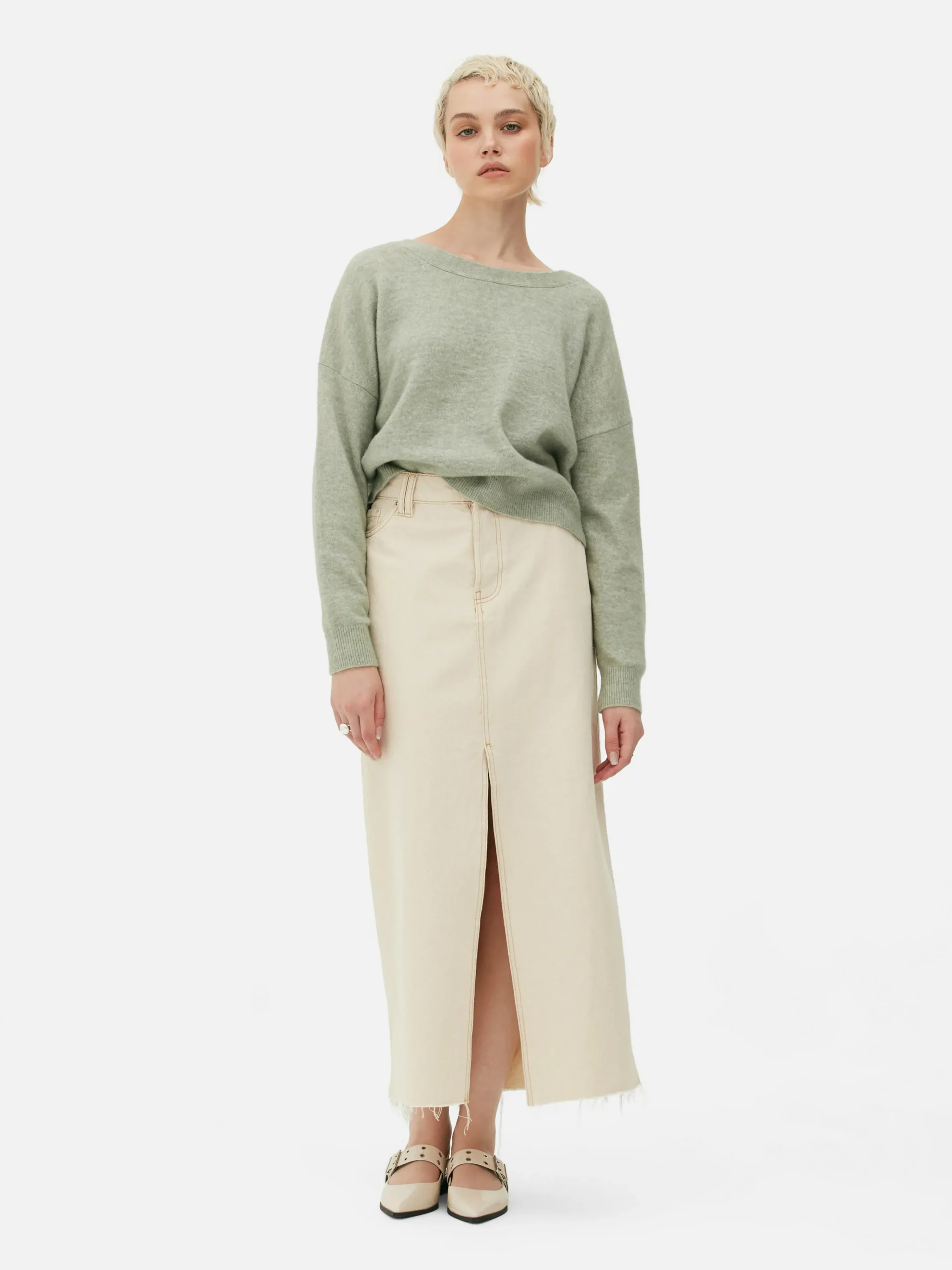 MULHER Primark Camisolas E Casacos De Malha^Camisola Malha Laço Costas