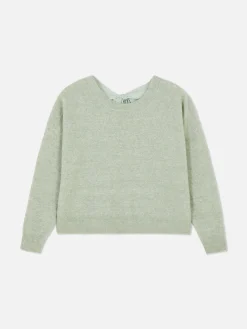 MULHER Primark Camisolas E Casacos De Malha^Camisola Malha Laço Costas