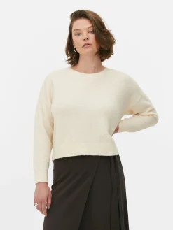 MULHER Primark Camisolas E Casacos De Malha^Camisola Malha Laço Costas