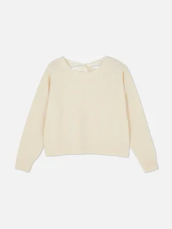 MULHER Primark Camisolas E Casacos De Malha^Camisola Malha Laço Costas